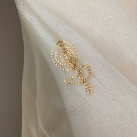 Rachelle Sheer‎ Embroidered Indian Scarf/Shawl In Good Used Condition. - Picture 3 of 16